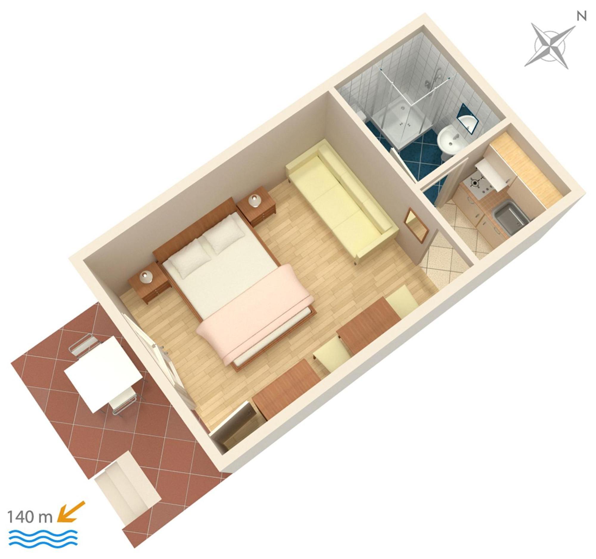 Apartments And Rooms By The Sea Brela, Makarska - 2752 외부 사진