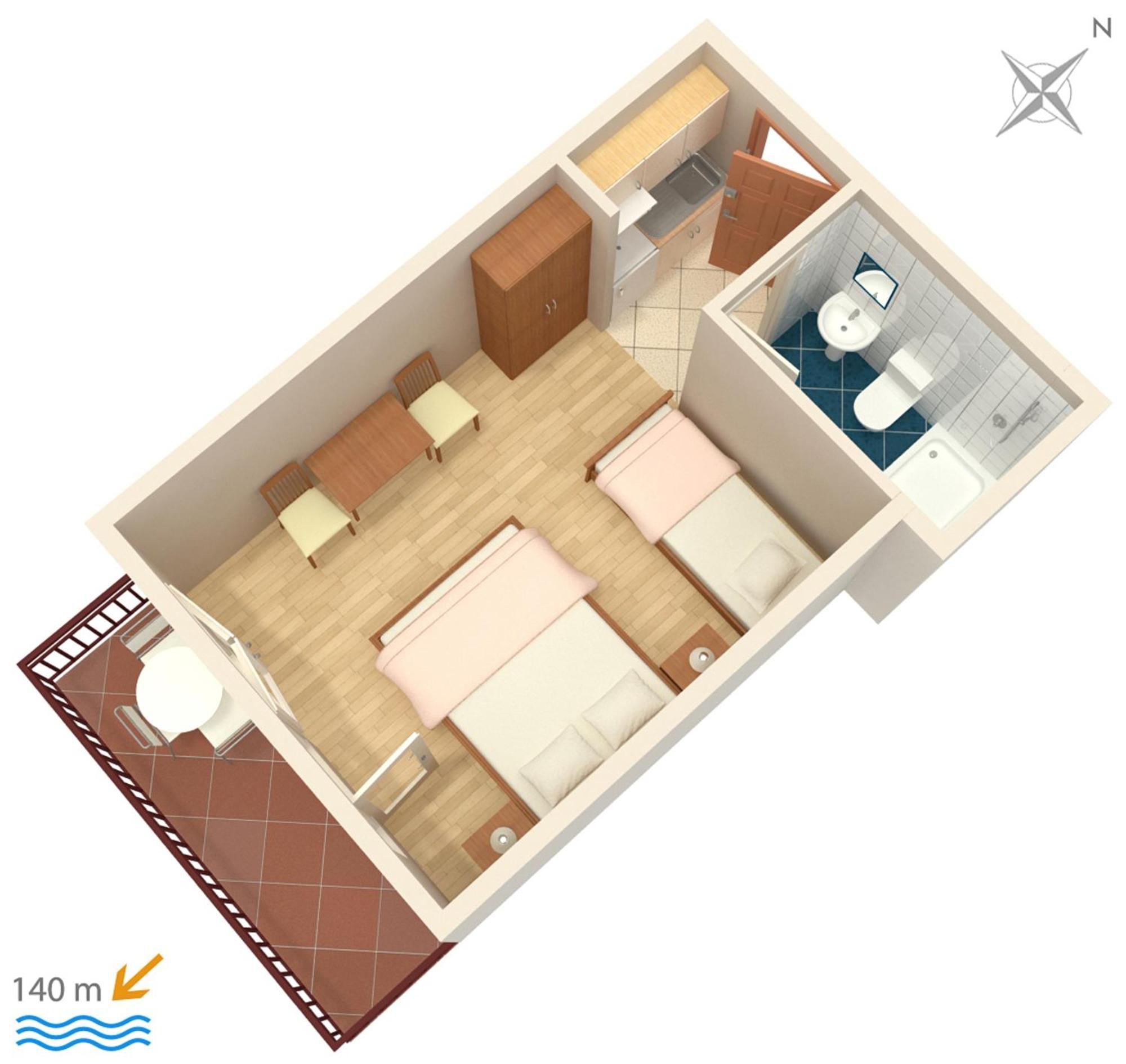 Apartments And Rooms By The Sea Brela, Makarska - 2752 외부 사진