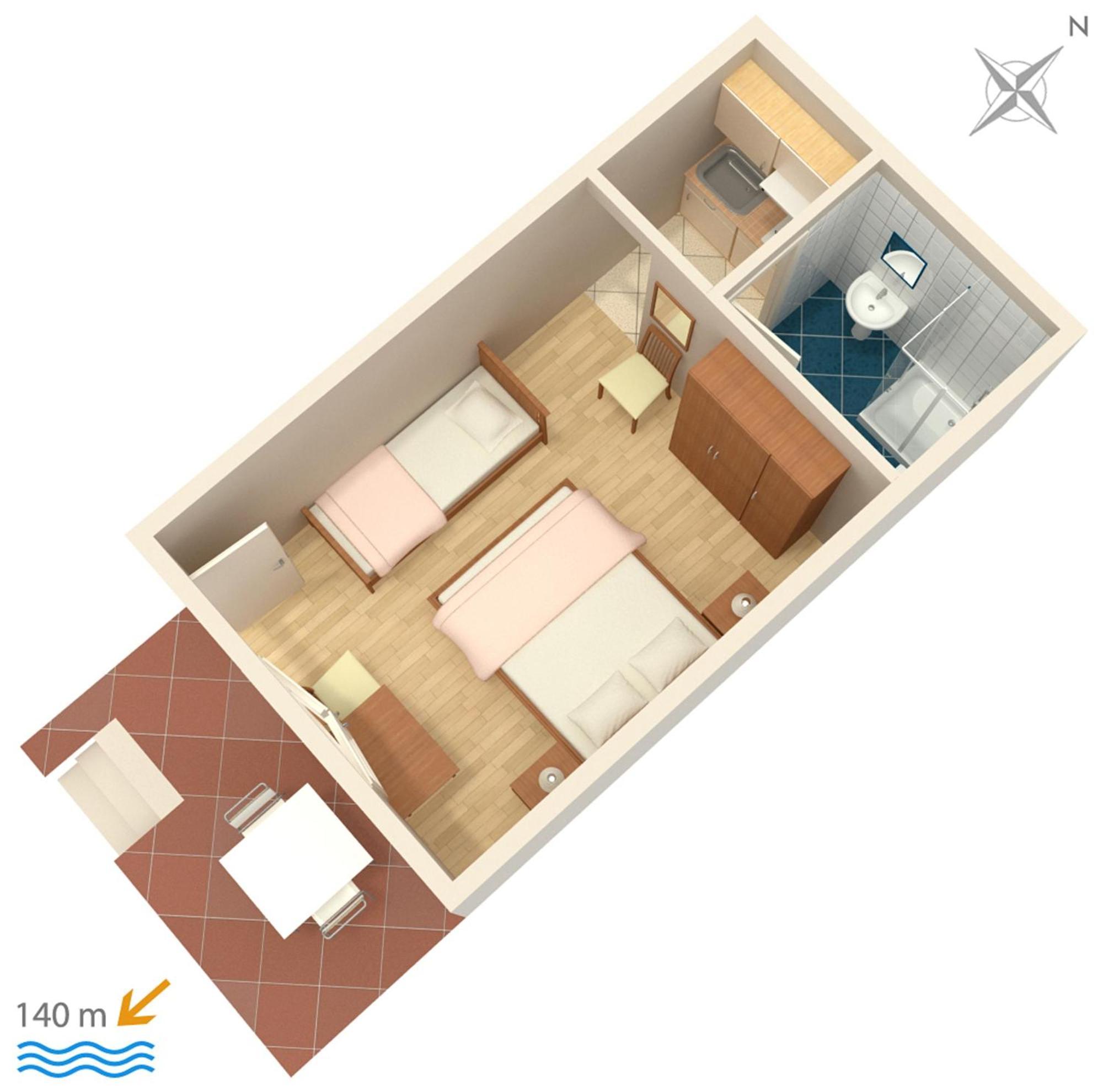 Apartments And Rooms By The Sea Brela, Makarska - 2752 외부 사진