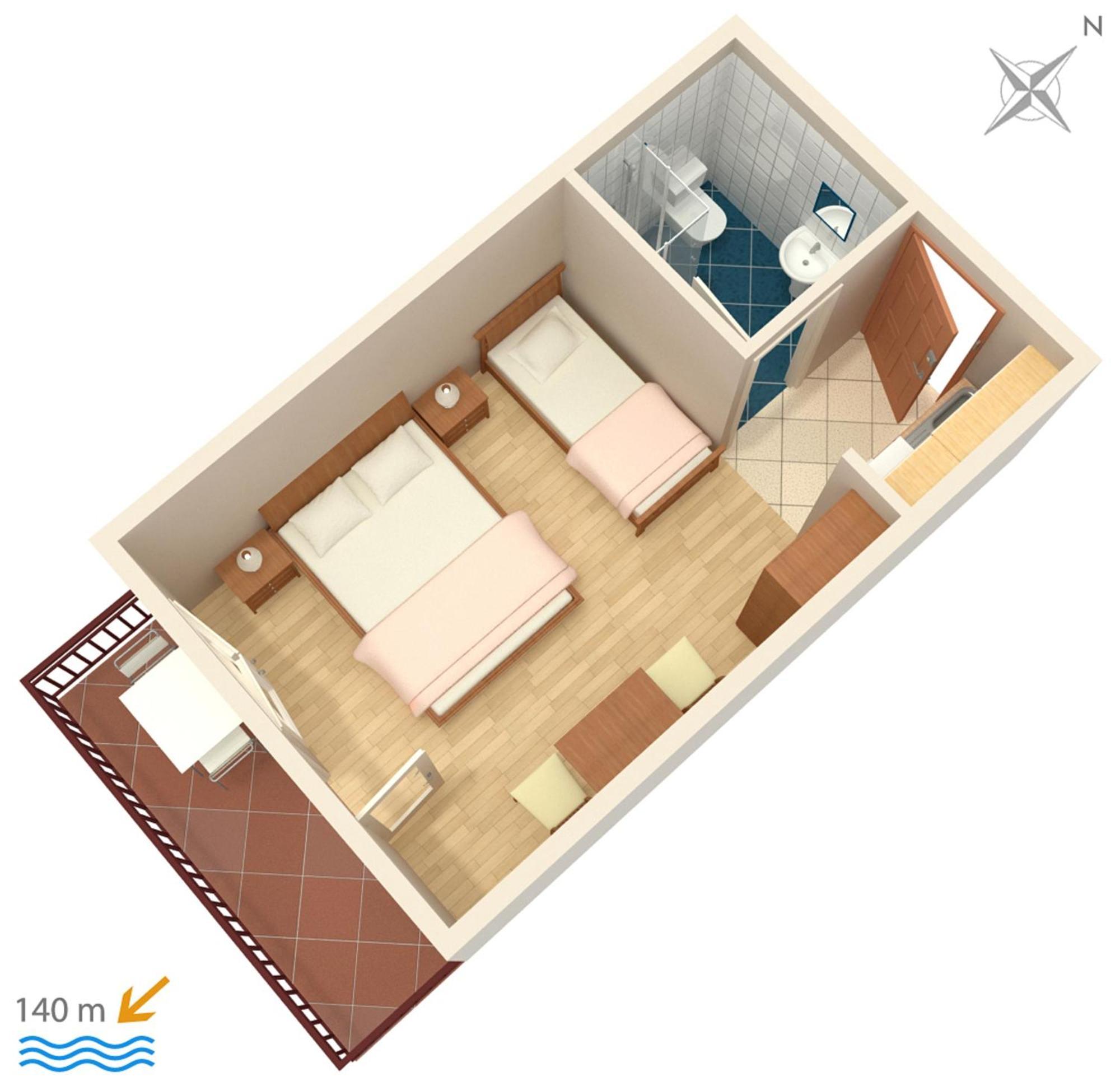 Apartments And Rooms By The Sea Brela, Makarska - 2752 외부 사진